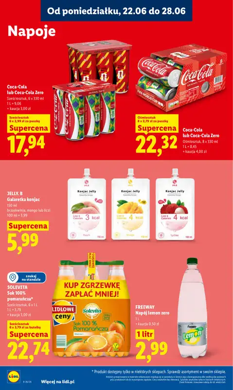 Lidl - gazetka promocyjna Oferta od poniedziałku od poniedziałku 22.06 do środy 24.06 - strona 70