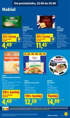 Lidl - gazetka promocyjna Oferta od poniedziałku od poniedziałku 22.06 do środy 24.06 - strona 63
