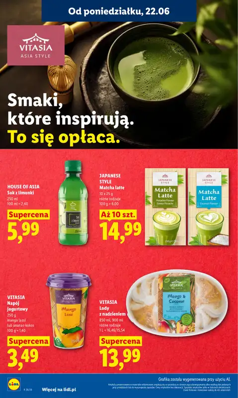 Lidl - gazetka promocyjna Oferta od poniedziałku od poniedziałku 22.06 do środy 24.06 - strona 46