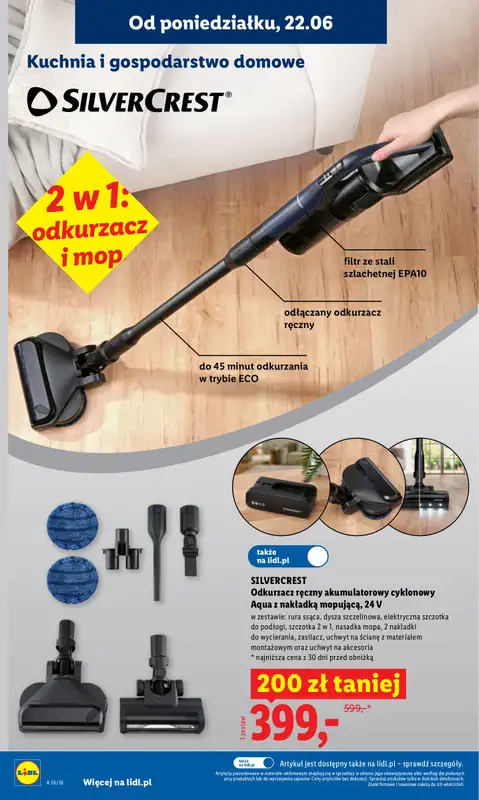 Lidl - gazetka promocyjna Oferta od poniedziałku od poniedziałku 22.06 do środy 24.06 - strona 32