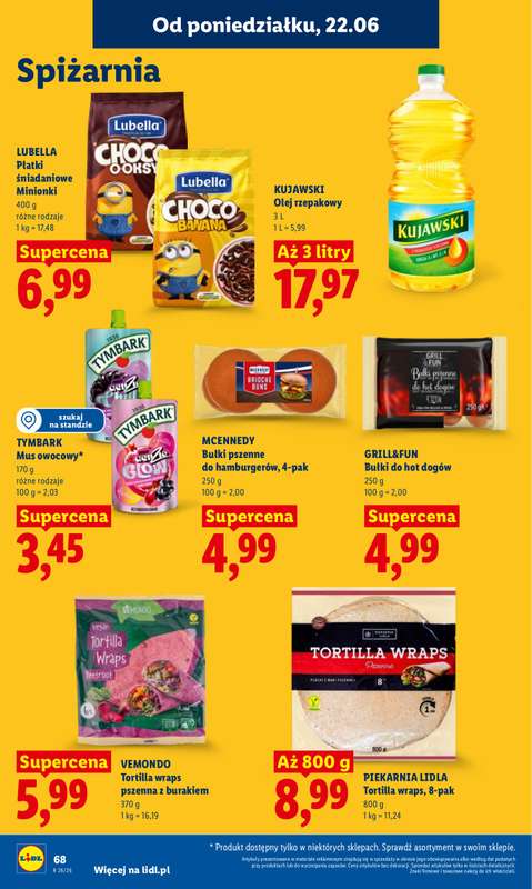 Lidl - gazetka promocyjna Oferta od poniedziałku od poniedziałku 22.06 do środy 24.06 - strona 84