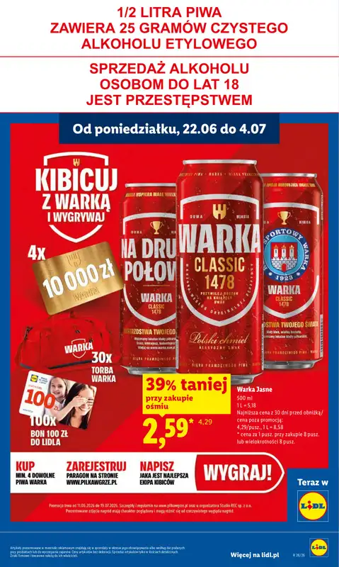 Lidl - gazetka promocyjna Oferta od poniedziałku od poniedziałku 22.06 do środy 24.06 - strona 75