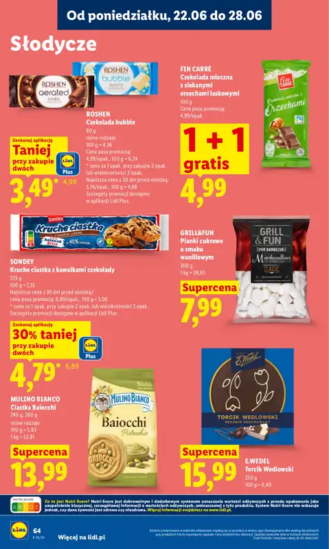 Lidl - gazetka promocyjna Oferta od poniedziałku od poniedziałku 22.06 do środy 24.06 - strona 80