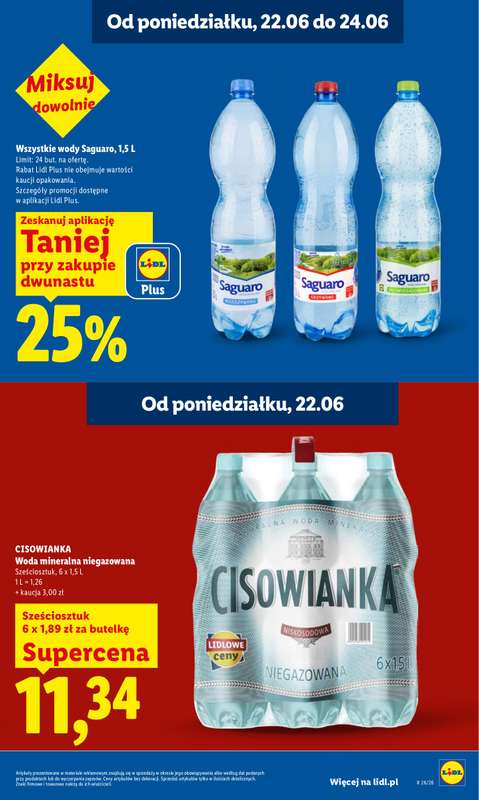 Lidl - gazetka promocyjna Oferta od poniedziałku od poniedziałku 22.06 do środy 24.06 - strona 13