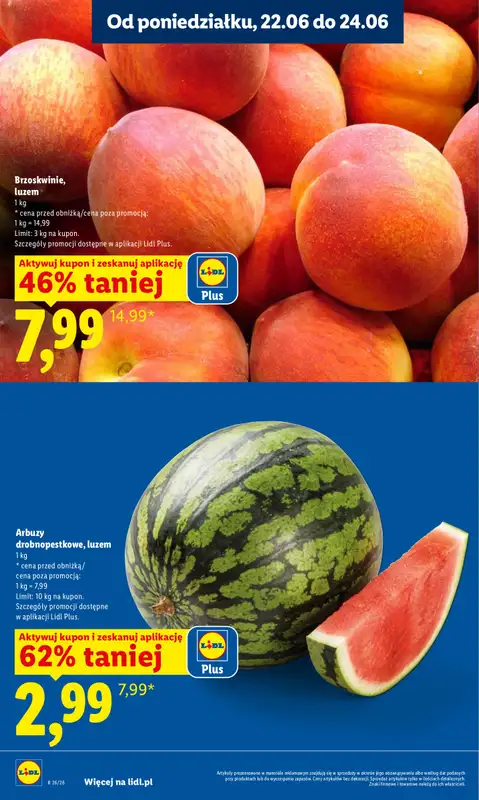 Lidl - gazetka promocyjna Oferta od poniedziałku od poniedziałku 22.06 do środy 24.06 - strona 6
