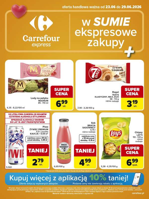 Carrefour Express - gazetka promocyjna Gazetka Express od wtorku 23.06 do poniedziałku 29.06 - strona 2