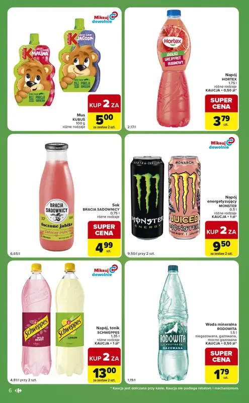 Carrefour Express - gazetka promocyjna Gazetka Express od wtorku 23.06 do poniedziałku 29.06 - strona 6