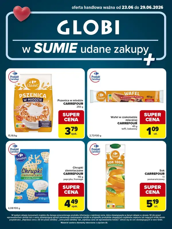 Globi - gazetka promocyjna Gazetka Globi od wtorku 23.06 do poniedziałku 29.06 - strona 2