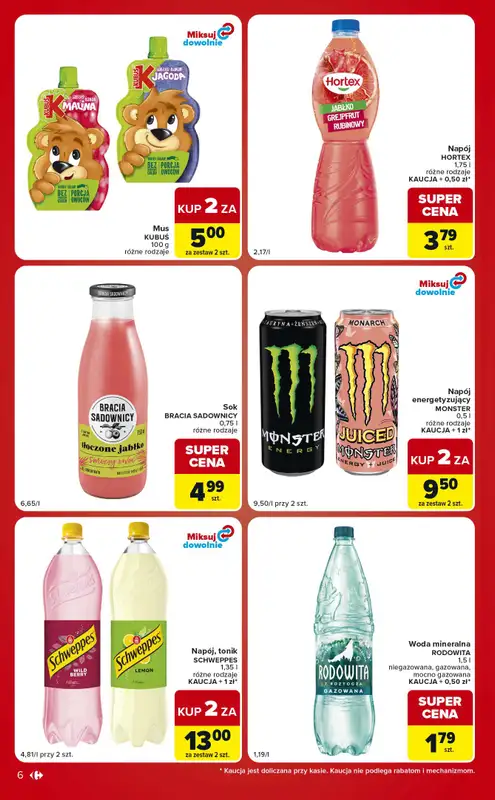 Carrefour Market - gazetka promocyjna Gazetka Ekspresowe zakupy  do poniedziałku 29.06 - strona 6