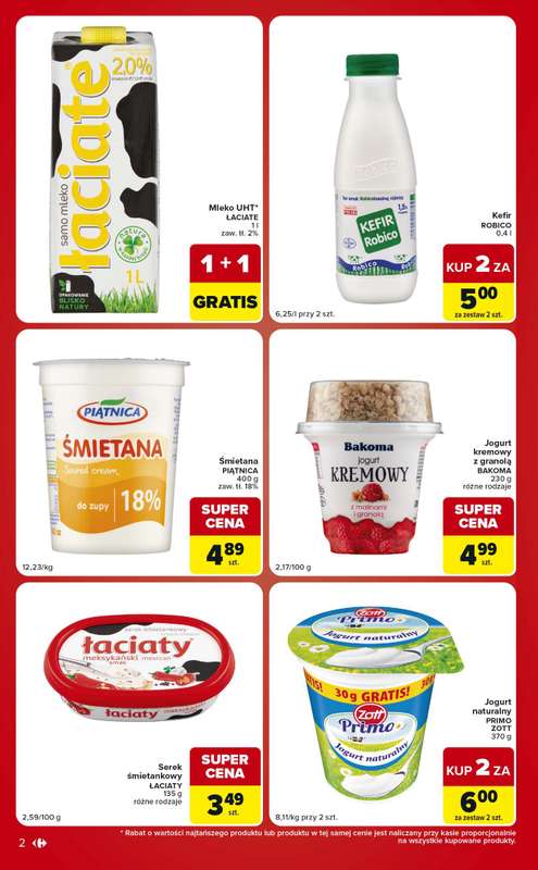 Carrefour Market - gazetka promocyjna Gazetka Ekspresowe zakupy  do poniedziałku 29.06 - strona 2