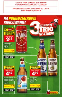 Biedronka - gazetka promocyjna Poniedziałkowe kibicowanie od poniedziałku 22.06 do poniedziałku 22.06 - strona 2