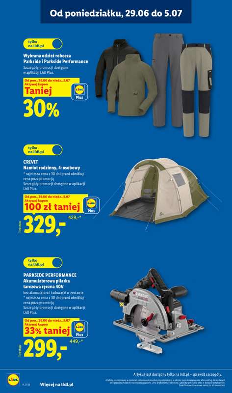Lidl - gazetka promocyjna Katalog od poniedziałku 29.06 do soboty 04.07 - strona 10