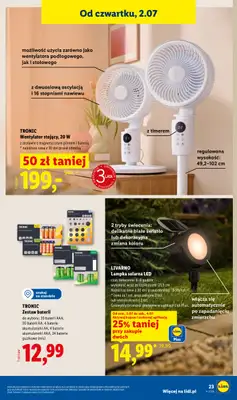 Lidl - gazetka promocyjna Katalog od poniedziałku 29.06 do soboty 04.07 - strona 31