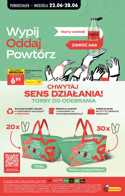 Biedronka - gazetka promocyjna Od poniedziałku, Z ladą tradycyjną od poniedziałku 22.06 do niedzieli 28.06 - strona 79