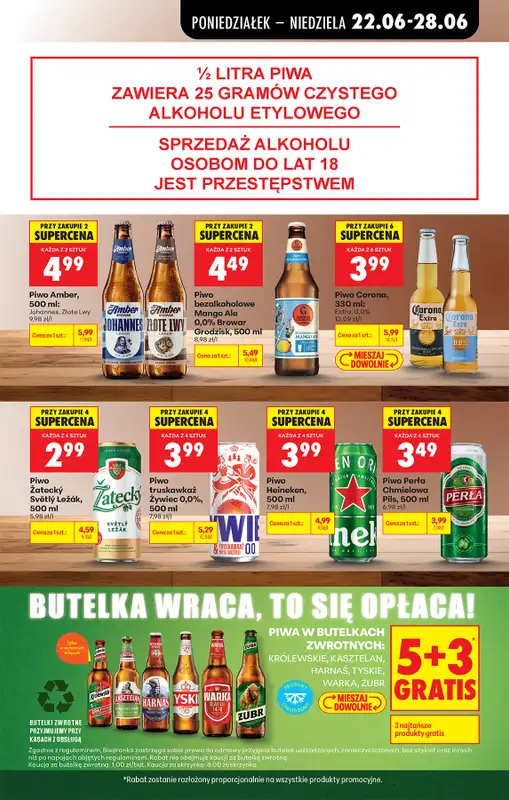 Biedronka - gazetka promocyjna Od poniedziałku, Z ladą tradycyjną od poniedziałku 22.06 do niedzieli 28.06 - strona 81