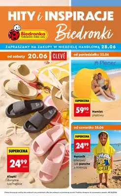 Biedronka - gazetka promocyjna Hity i inspiracje, od 20.06 od soboty 20.06 do środy 08.07