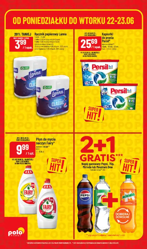 POLOmarket - gazetka promocyjna Super hity od poniedziałku 22.06 do wtorku 23.06 - strona 6
