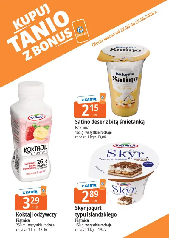 Leclerc - gazetka promocyjna Kupuj tanio z bonus od poniedziałku 22.06 do poniedziałku 29.06 - strona 7