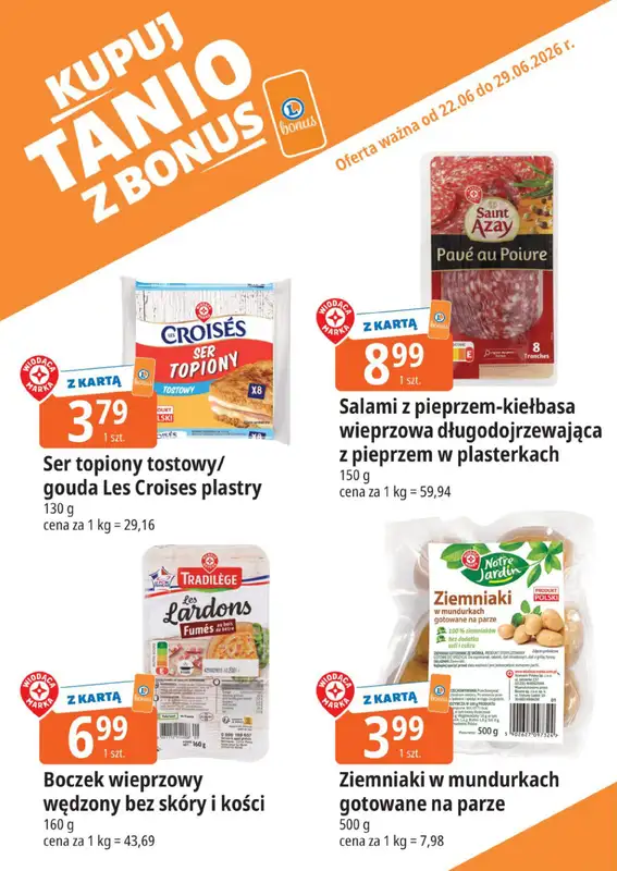Leclerc - gazetka promocyjna Kupuj tanio z bonus od poniedziałku 22.06 do poniedziałku 29.06 - strona 11