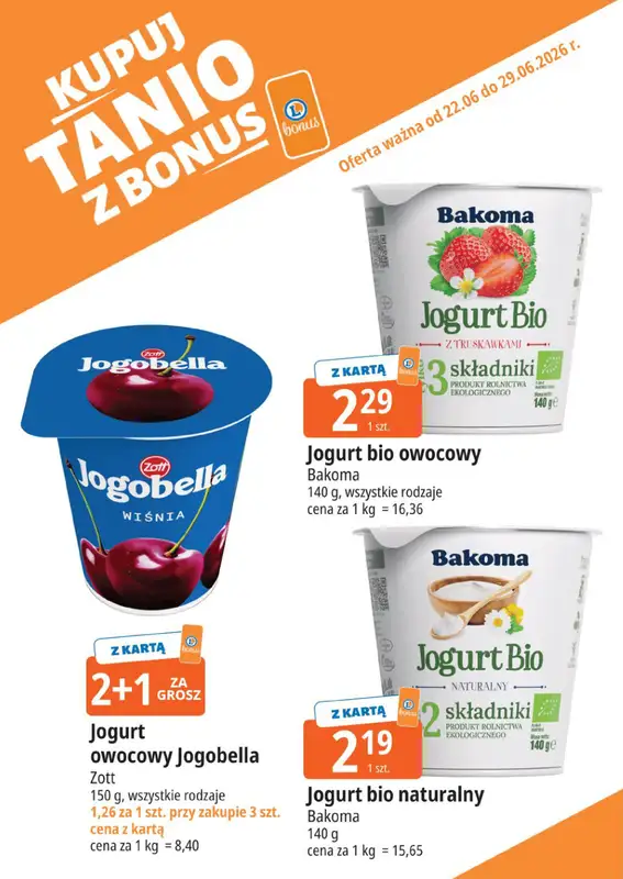 Leclerc - gazetka promocyjna Kupuj tanio z bonus od poniedziałku 22.06 do poniedziałku 29.06 - strona 3
