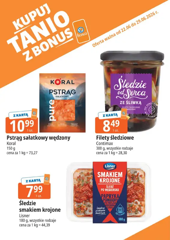 Leclerc - gazetka promocyjna Kupuj tanio z bonus od poniedziałku 22.06 do poniedziałku 29.06 - strona 14