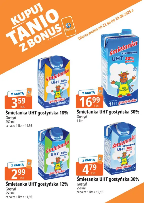 Leclerc - gazetka promocyjna Kupuj tanio z bonus od poniedziałku 22.06 do poniedziałku 29.06 - strona 6