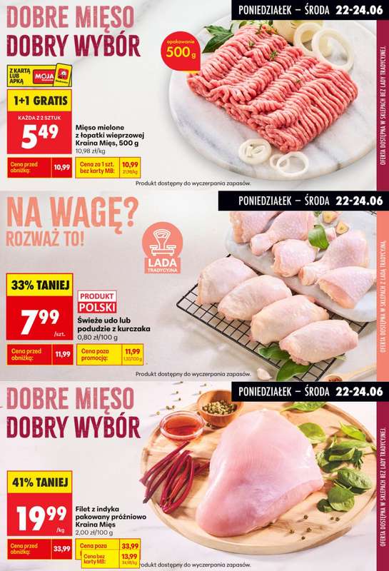 Biedronka - gazetka promocyjna Biedronkowe oszczędności od poniedziałku 22.06 do środy 24.06 - strona 5