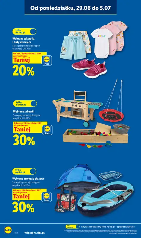 Lidl - gazetka promocyjna Katalog od poniedziałku 29.06 do soboty 04.07 - strona 7