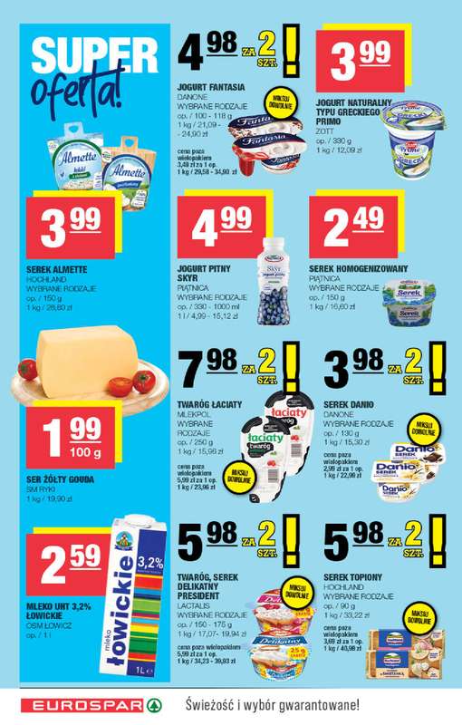 SPAR - gazetka promocyjna Gazetka Eurospar od środy 01.07 do niedzieli 12.07 - strona 4
