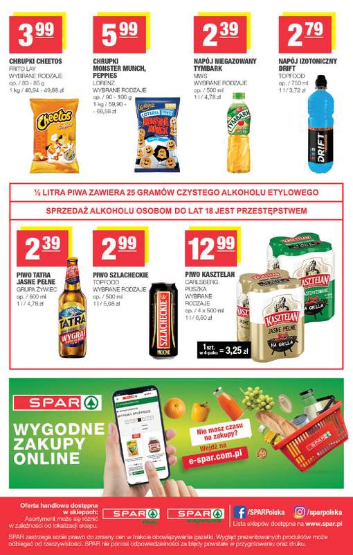 SPAR - gazetka promocyjna Gazetka Spar Mini od środy 01.07 do niedzieli 12.07 - strona 4