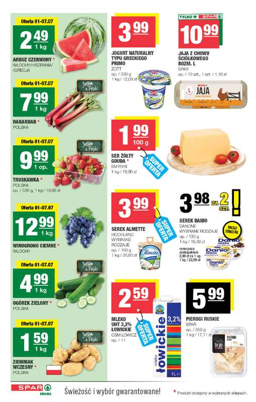 SPAR - gazetka promocyjna Gazetka Spar Mini od środy 01.07 do niedzieli 12.07 - strona 2
