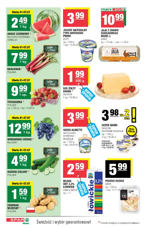 SPAR - gazetka promocyjna Gazetka Spar Mini od środy 01.07 do niedzieli 12.07 - strona 2