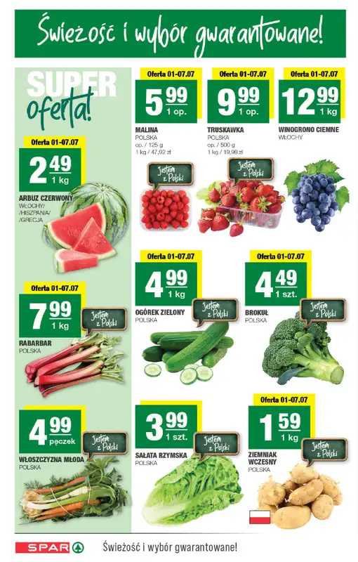 SPAR - gazetka promocyjna Gazetka Spar od środy 01.07 do niedzieli 12.07 - strona 2