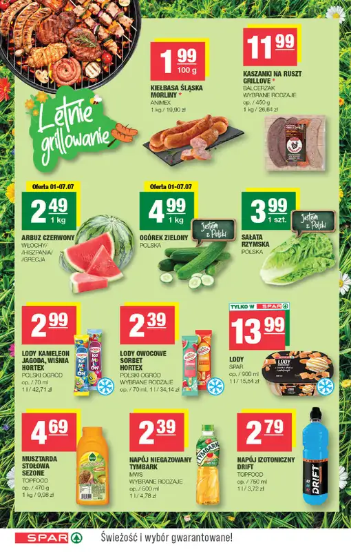 SPAR - gazetka promocyjna Gazetka Spar od środy 01.07 do niedzieli 12.07 - strona 6