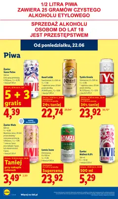 Lidl - gazetka promocyjna Oferta od poniedziałku od poniedziałku 22.06 do środy 24.06 - strona 74