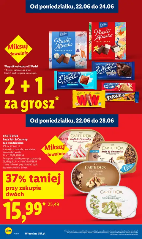Lidl - gazetka promocyjna Oferta od poniedziałku od poniedziałku 22.06 do środy 24.06 - strona 12