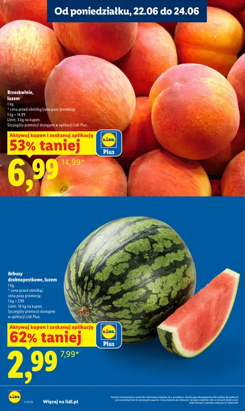 Lidl - gazetka promocyjna Oferta od poniedziałku od poniedziałku 22.06 do środy 24.06 - strona 6