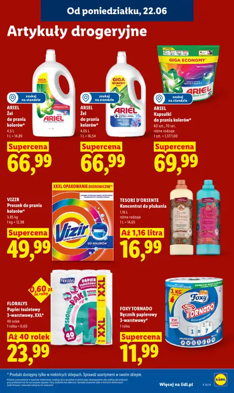 Lidl - gazetka promocyjna Oferta od poniedziałku od poniedziałku 22.06 do środy 24.06 - strona 91
