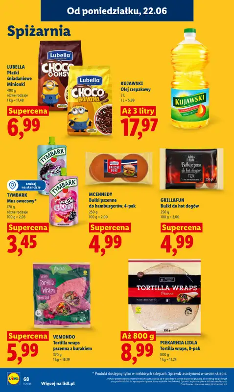 Lidl - gazetka promocyjna Oferta od poniedziałku od poniedziałku 22.06 do środy 24.06 - strona 84