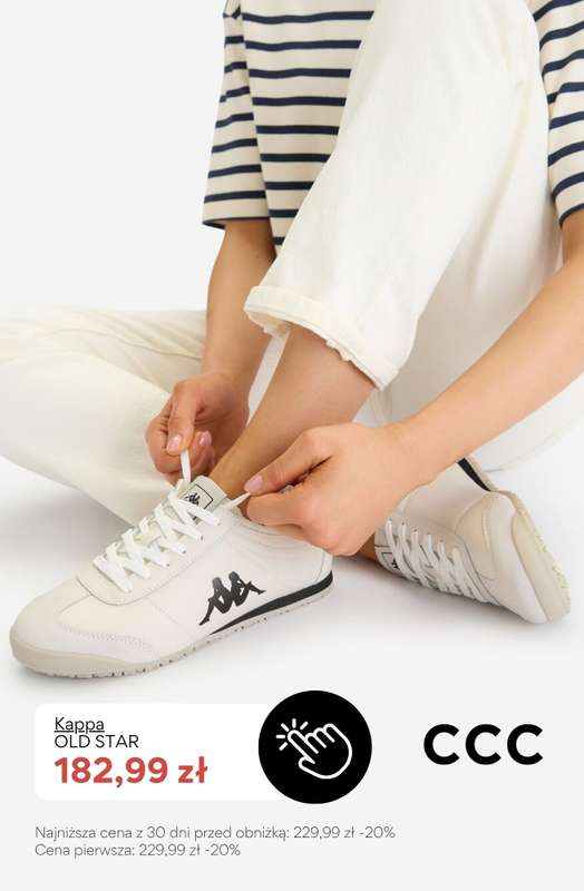 CCC - gazetka promocyjna PROMOCJE na BIAŁE SNEAKERSY damskie od poniedziałku 22.06  - strona 10
