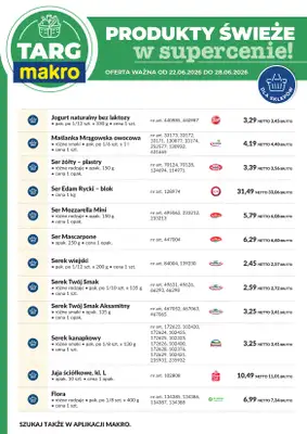 Makro - gazetka promocyjna Targ MAKRO - oferta świeża w super cenach! od poniedziałku 22.06 do niedzieli 28.06 - strona 8