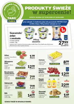 Makro - gazetka promocyjna Targ MAKRO - oferta świeża w super cenach! od poniedziałku 22.06 do niedzieli 28.06 - strona 5