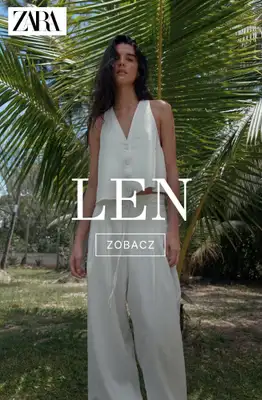 Zara - gazetka promocyjna Len na upalne dni od poniedziałku 22.06 