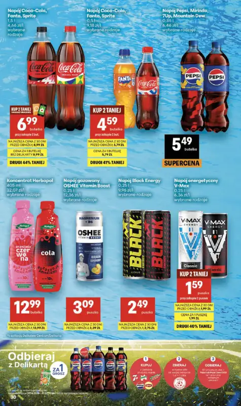 Delikatesy Centrum - gazetka promocyjna Gazetka  do środy 01.07 - strona 30
