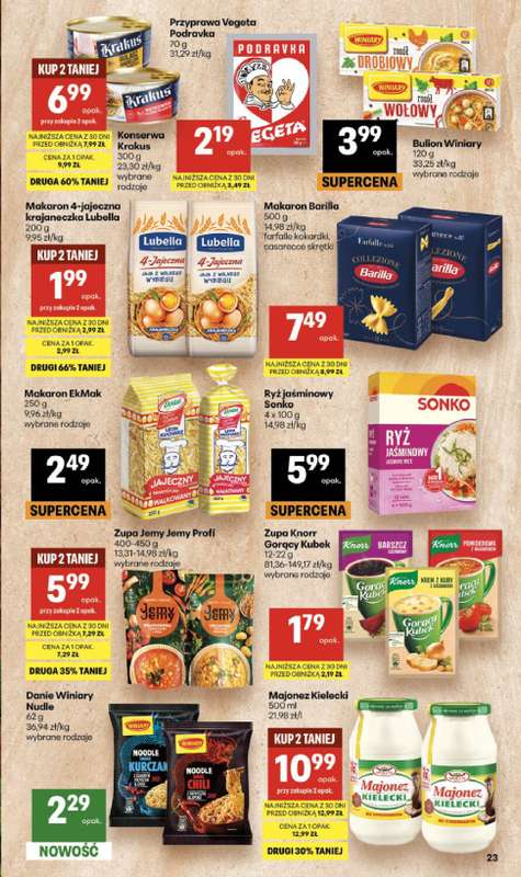 Delikatesy Centrum - gazetka promocyjna Gazetka  do środy 01.07 - strona 23