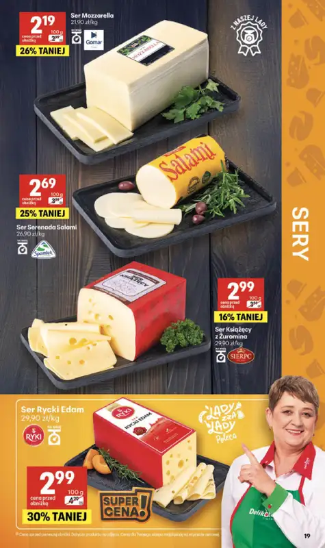 Delikatesy Centrum - gazetka promocyjna Gazetka  do środy 01.07 - strona 19