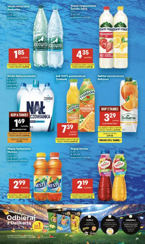 Delikatesy Centrum - gazetka promocyjna Gazetka  do środy 01.07 - strona 31