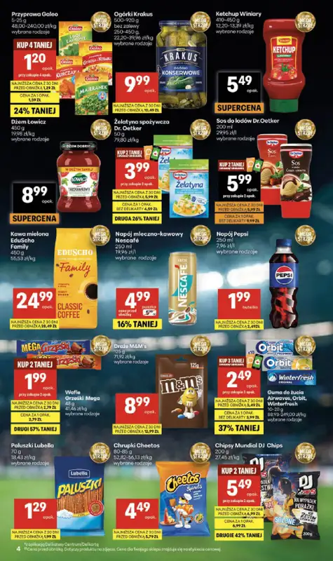 Delikatesy Centrum - gazetka promocyjna Gazetka  do środy 01.07 - strona 4