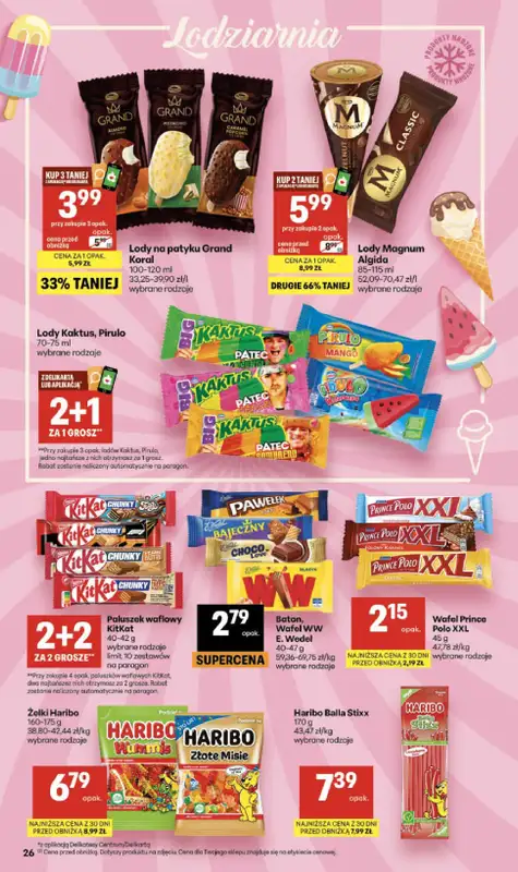 Delikatesy Centrum - gazetka promocyjna Gazetka  do środy 01.07 - strona 26