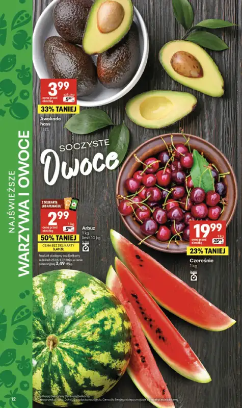 Delikatesy Centrum - gazetka promocyjna Gazetka  do środy 01.07 - strona 12